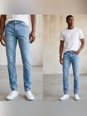 J.Crew 484 Slim Fit Jeans Light Wash Denim Men's Size 32x32